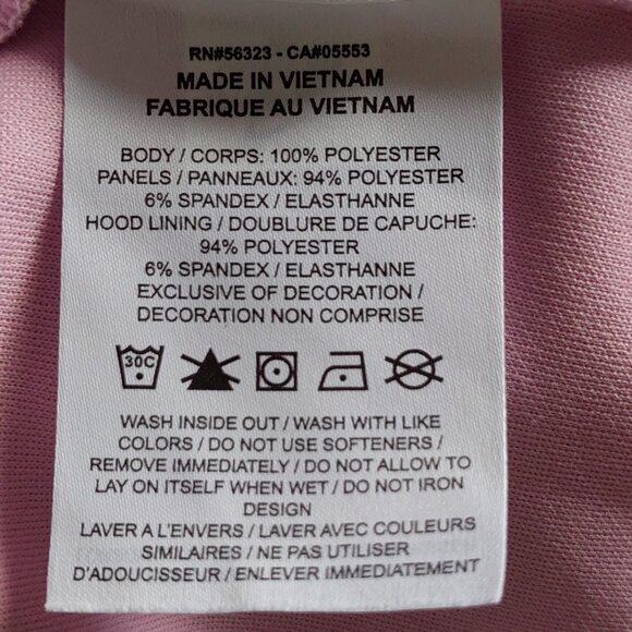 Nike Running Long Sleeve Hoodie In Pink, Size M - Picture 7 of 9
